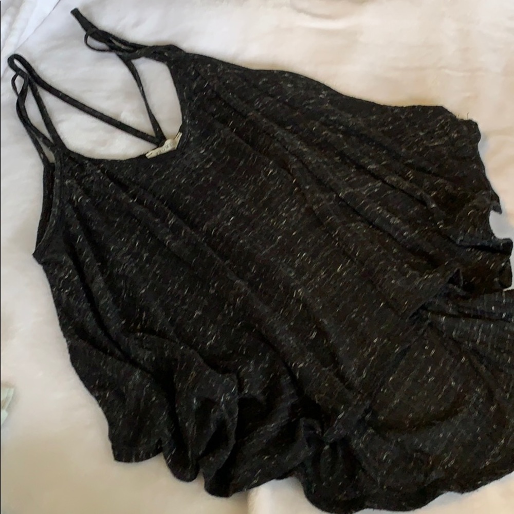 Black cotton tank